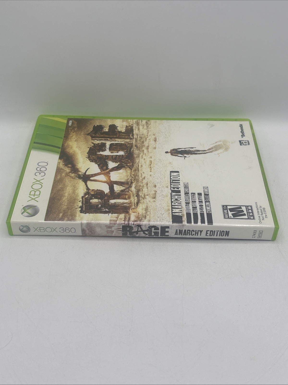 Rage: Anarchy Edition (Xbox 360) White Label CIB COMPLETE & TESTED