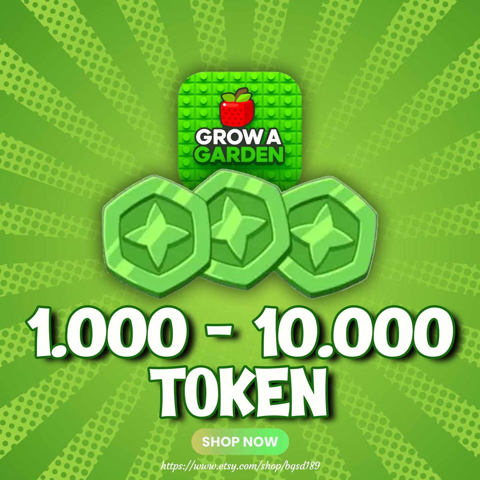 🌱 GROW A GARDEN | 1K-10K TOKEN | CHEAP, TRUST & FAST DELIVERY