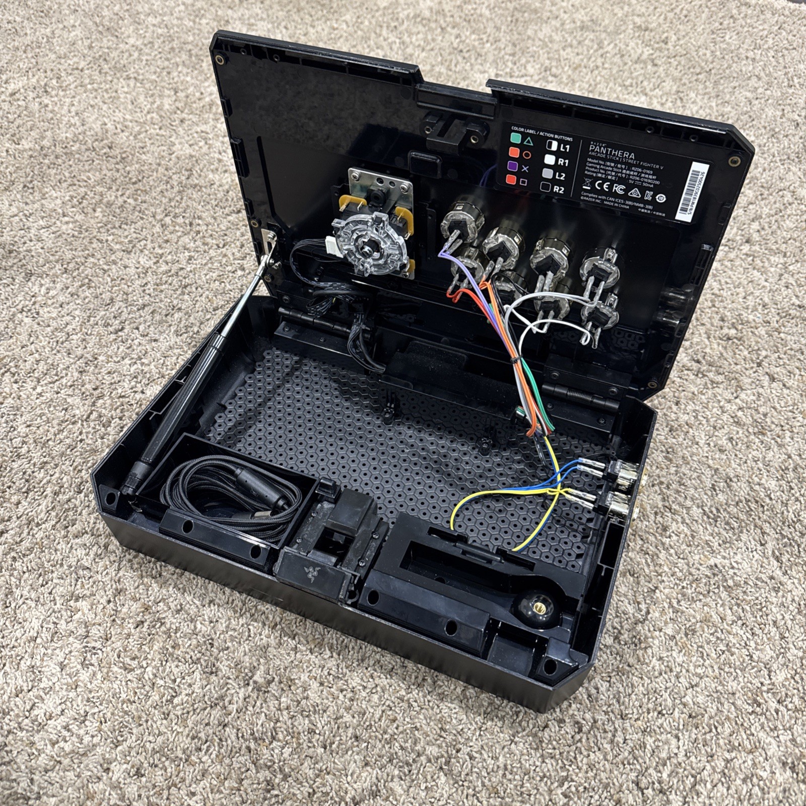 Razer Panthera Street Fighter V SFV SF5 arcade stick PS3 PS4 PS5 PC EXC++