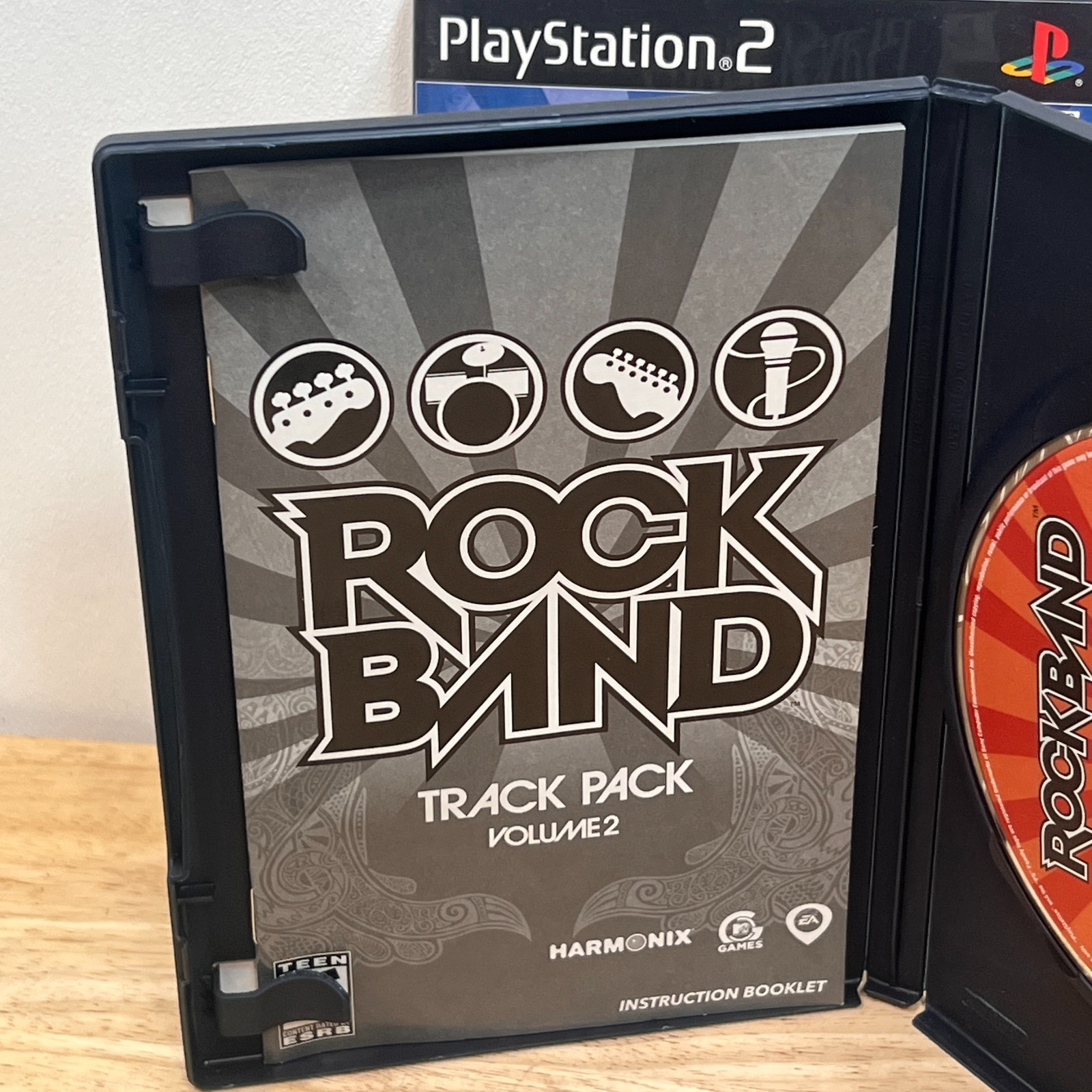 Rock Band Track Pack Vol. 1 + 2 (PS2) Tested Working Games