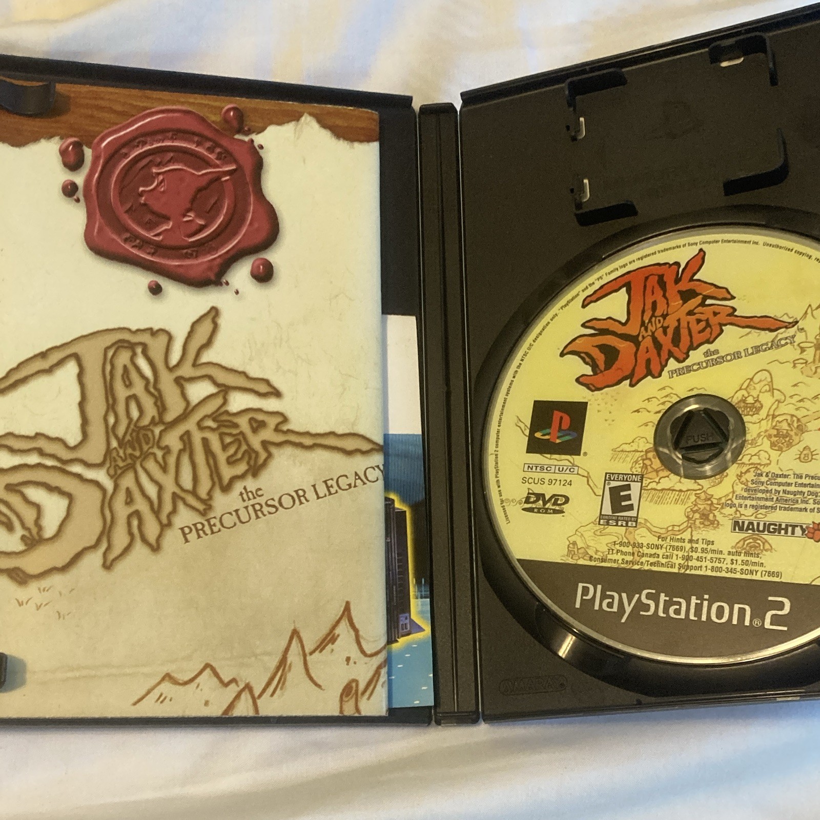 Jak and Daxter: The Precursor Legacy – PlayStation 2 NTSC-U/C CIB