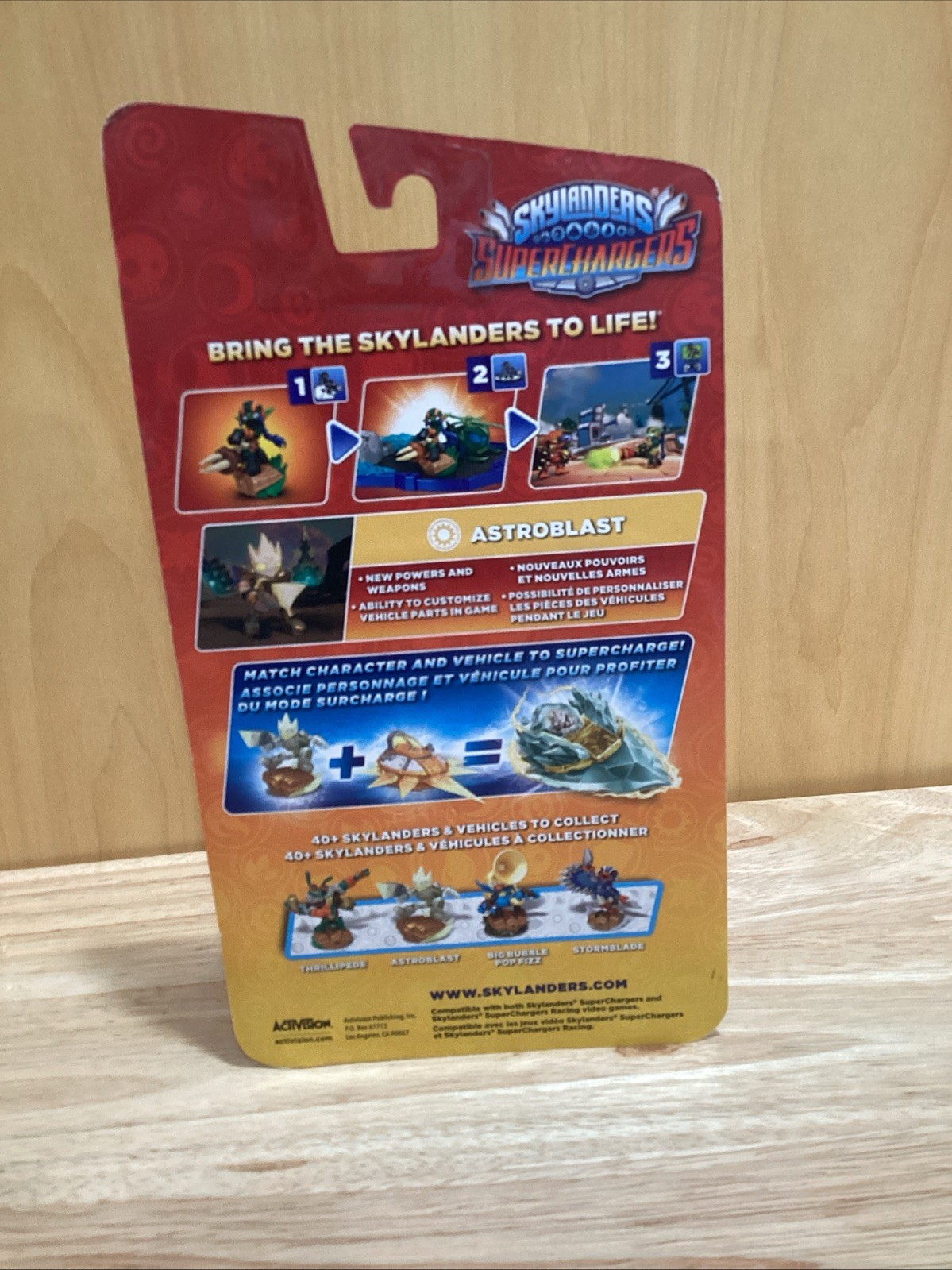 Skylanders Superchargers Astroblast Light Element New Sealed Figure