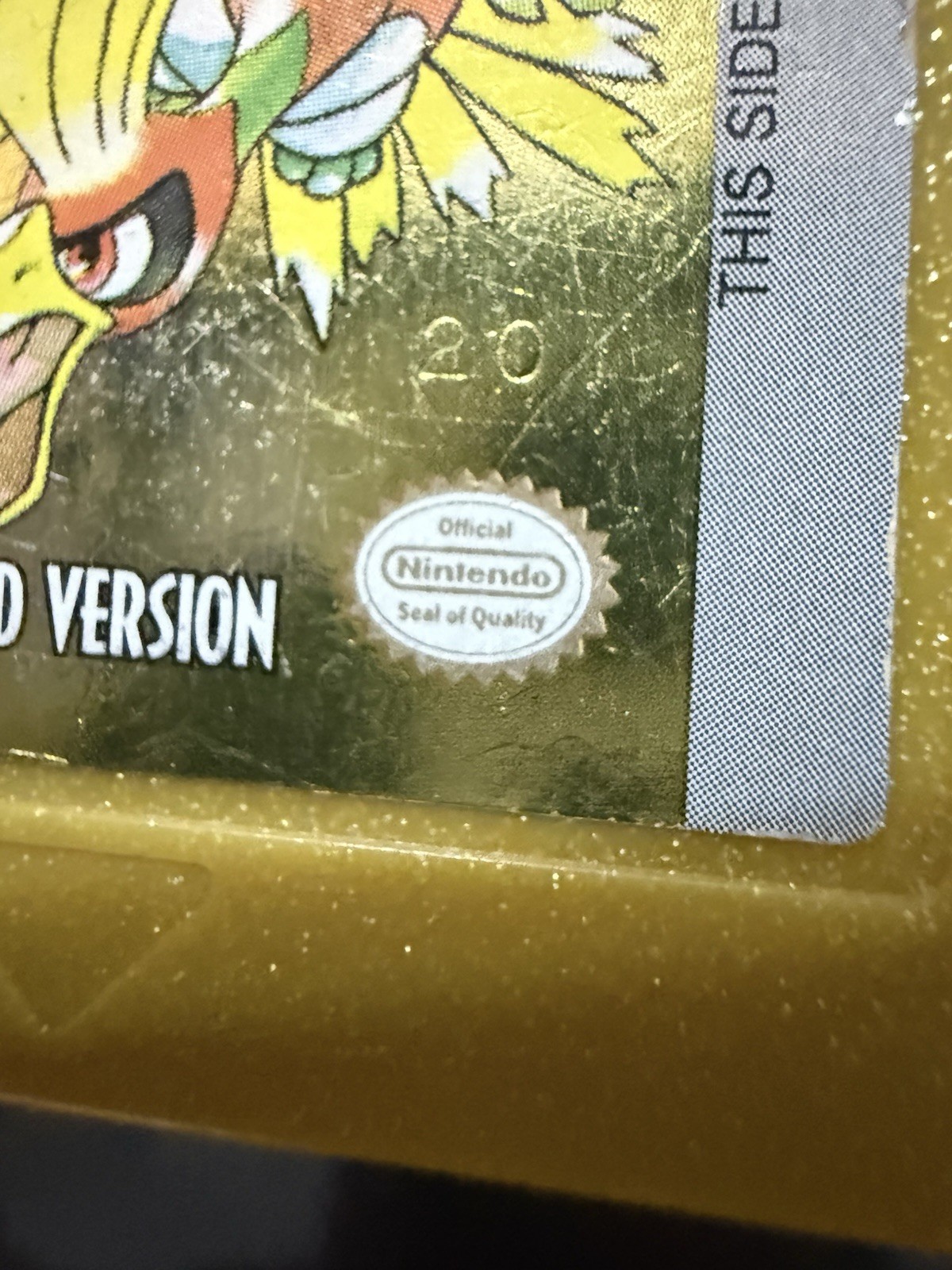Pokemon Gold Version Authentic Dry Battery (Nintendo Game Boy Color, 2000)