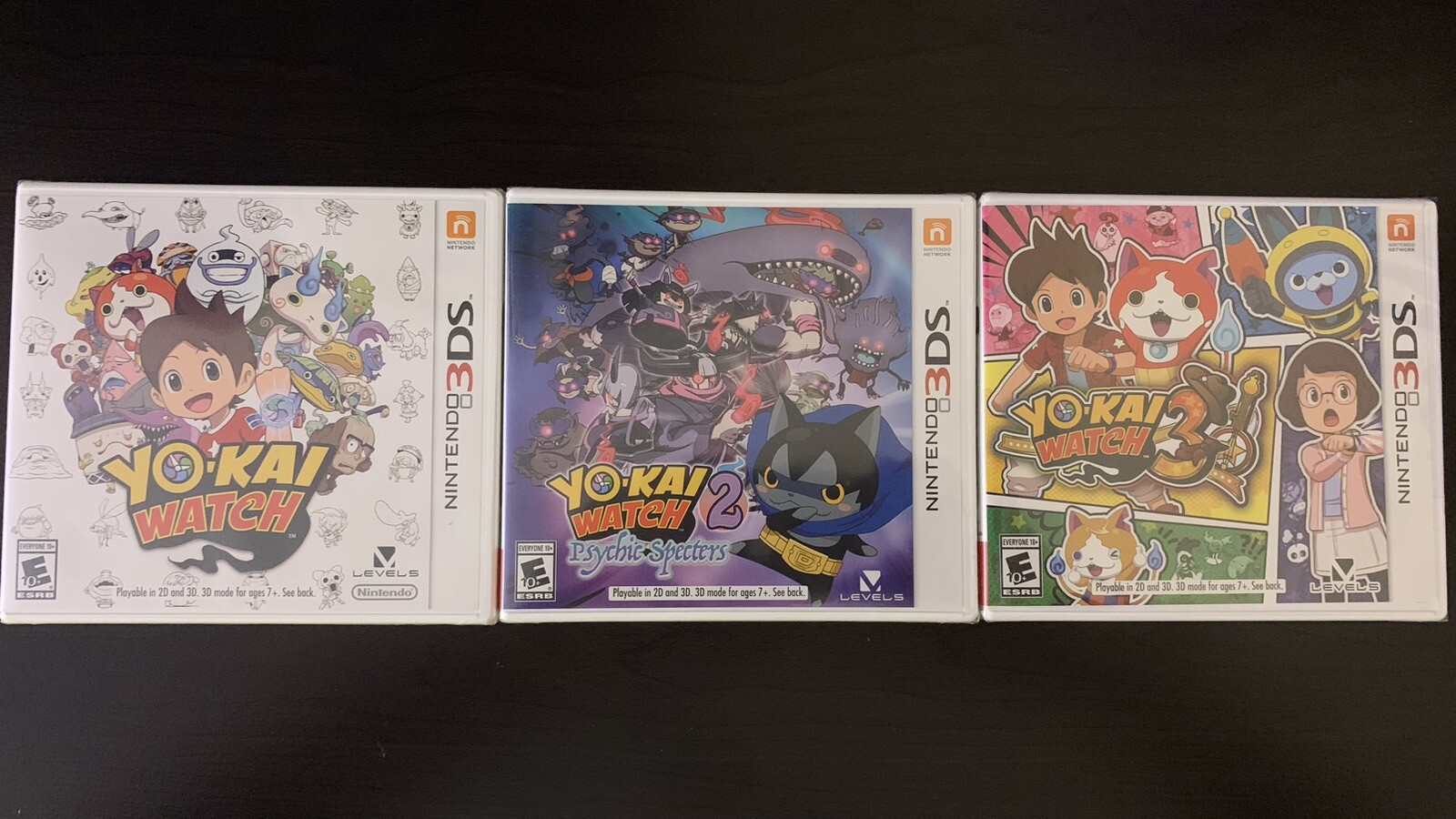 Yo-kai Watch 1, 2, 3 Games (Nintendo 3DS)