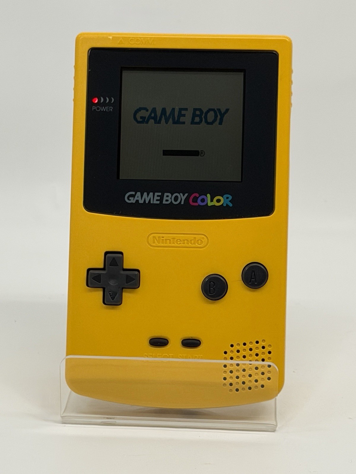 Gameboy Color Console Yellow Dandelion Nintendo GBC Tested Works CGB-001