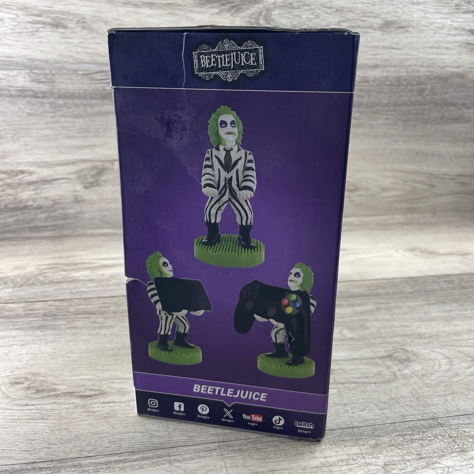 BEETLEJUICE Cable Guys Original Phone & Game Controller Holder Character Stand