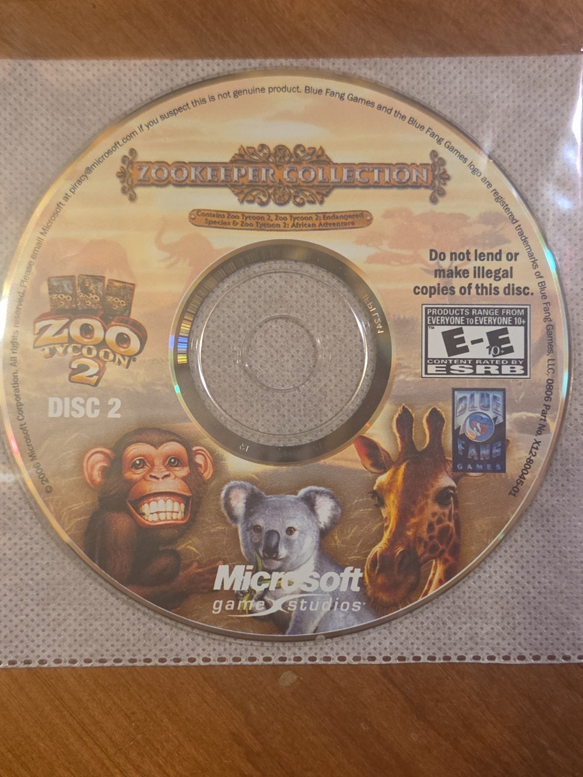 Microsoft Zoo Tycoon 2: Zookeeper Collection PC 2-Disc Set