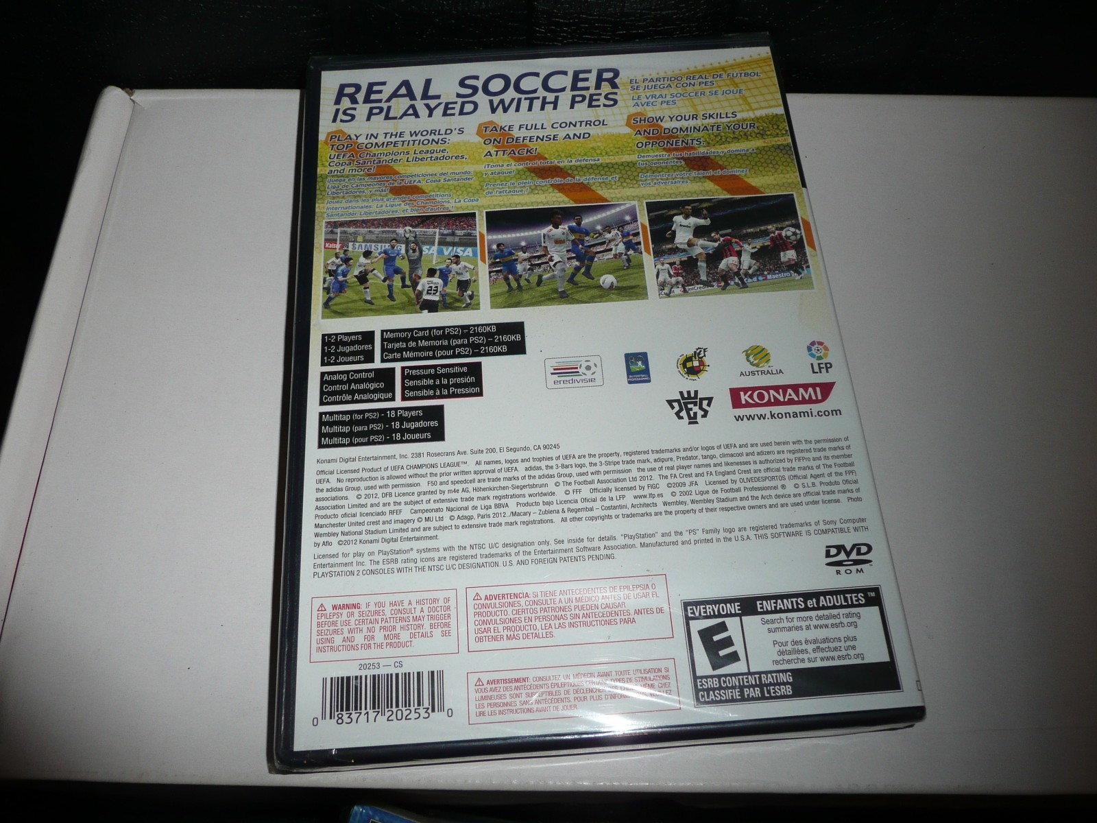 NEW sealed PES Pro Evolution Soccer 2013 PLAYSTATION 2 Futbol PS2 Evo KONAMI