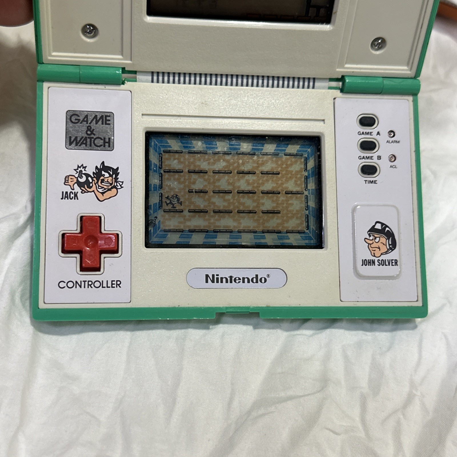 Nintendo Game & Watch Bomb Sweeper BD-62 1987 Multi Screen WORKING