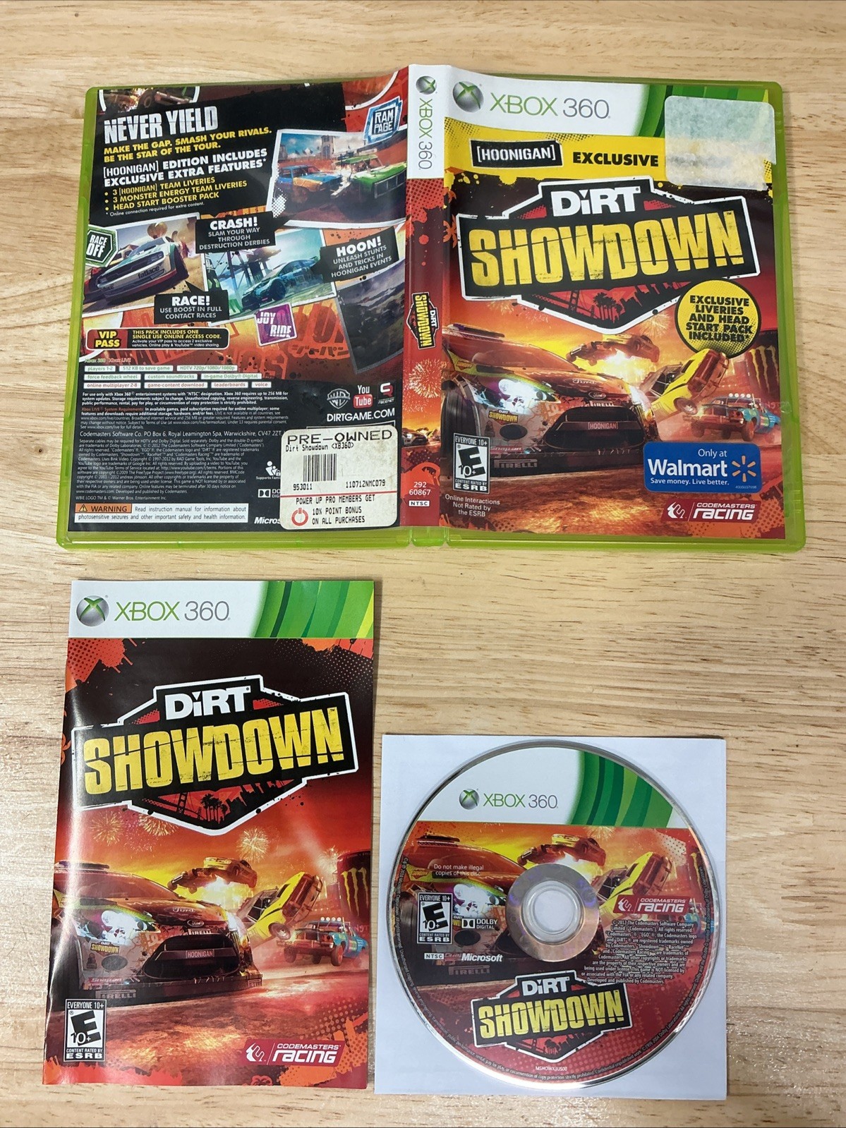 DiRT Showdown Walmart Hoonigan Edition CIB Tested