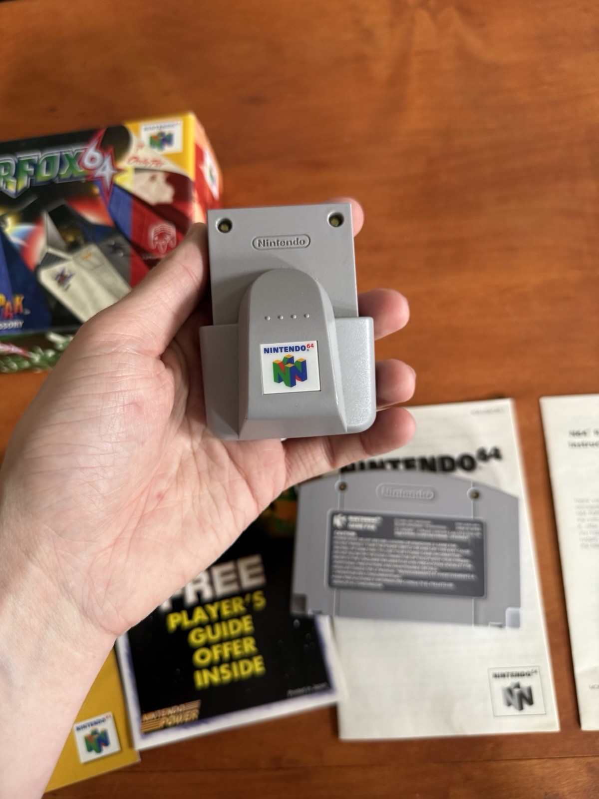 StarFox 64 (Nintendo 64 N64) Excellent Cond CIB Complete w/ Inserts & Rumble Pak