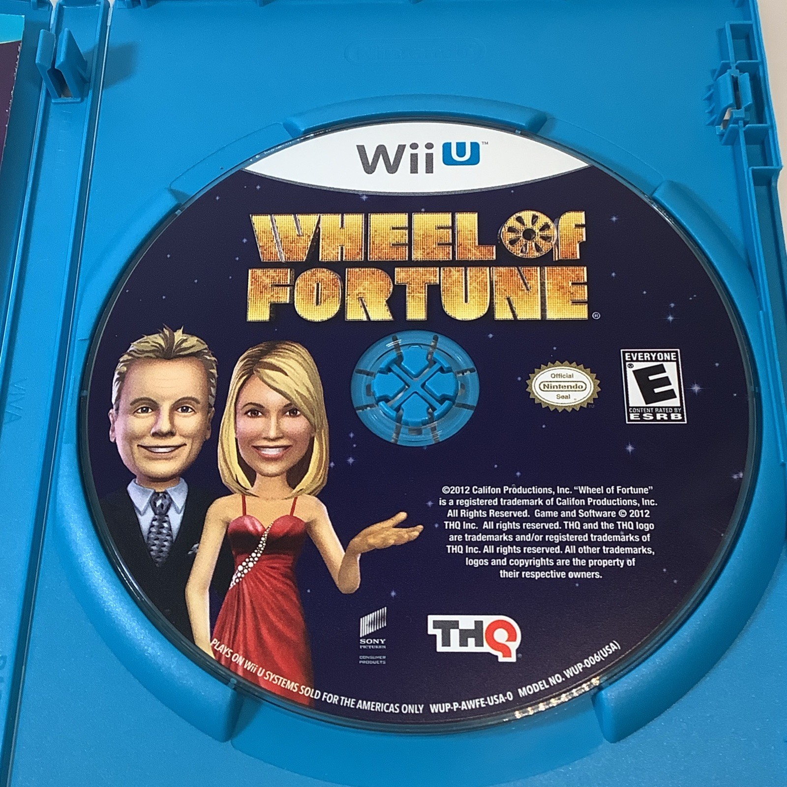 Wheel of Fortune (Nintendo Wii U, 2012) CIB Complete