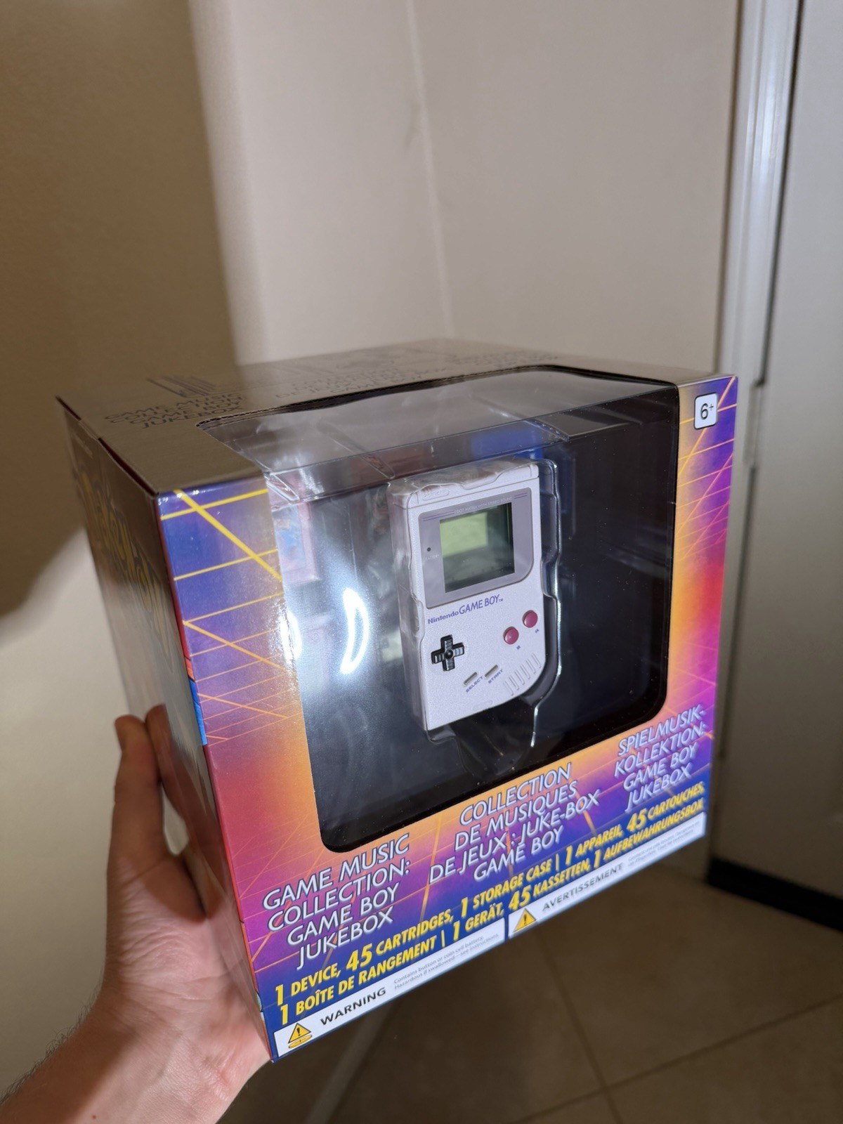 Pokemon Center – Red & Blue Gameboy Music Collection Jukebox – In Hand