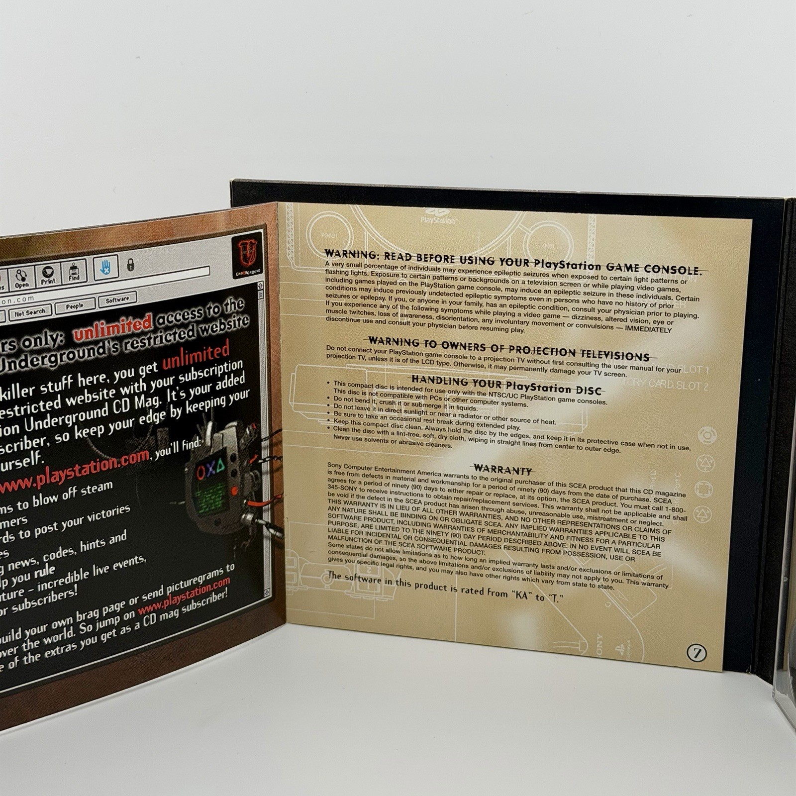 PlayStation Underground Vol Number 2 – 1997 Demo – Final Fantasy VII and more