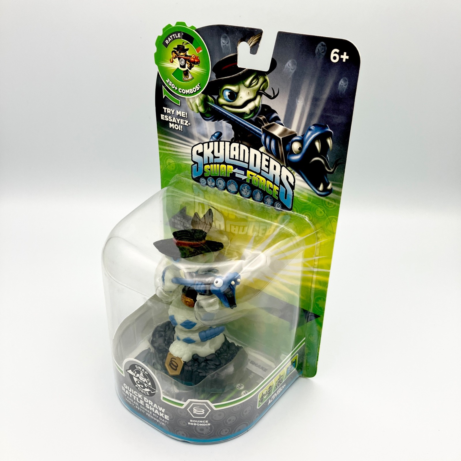 Skylanders Swap Force Quick Draw Rattle Shake Glow in the Dark Figure NEW SEALED