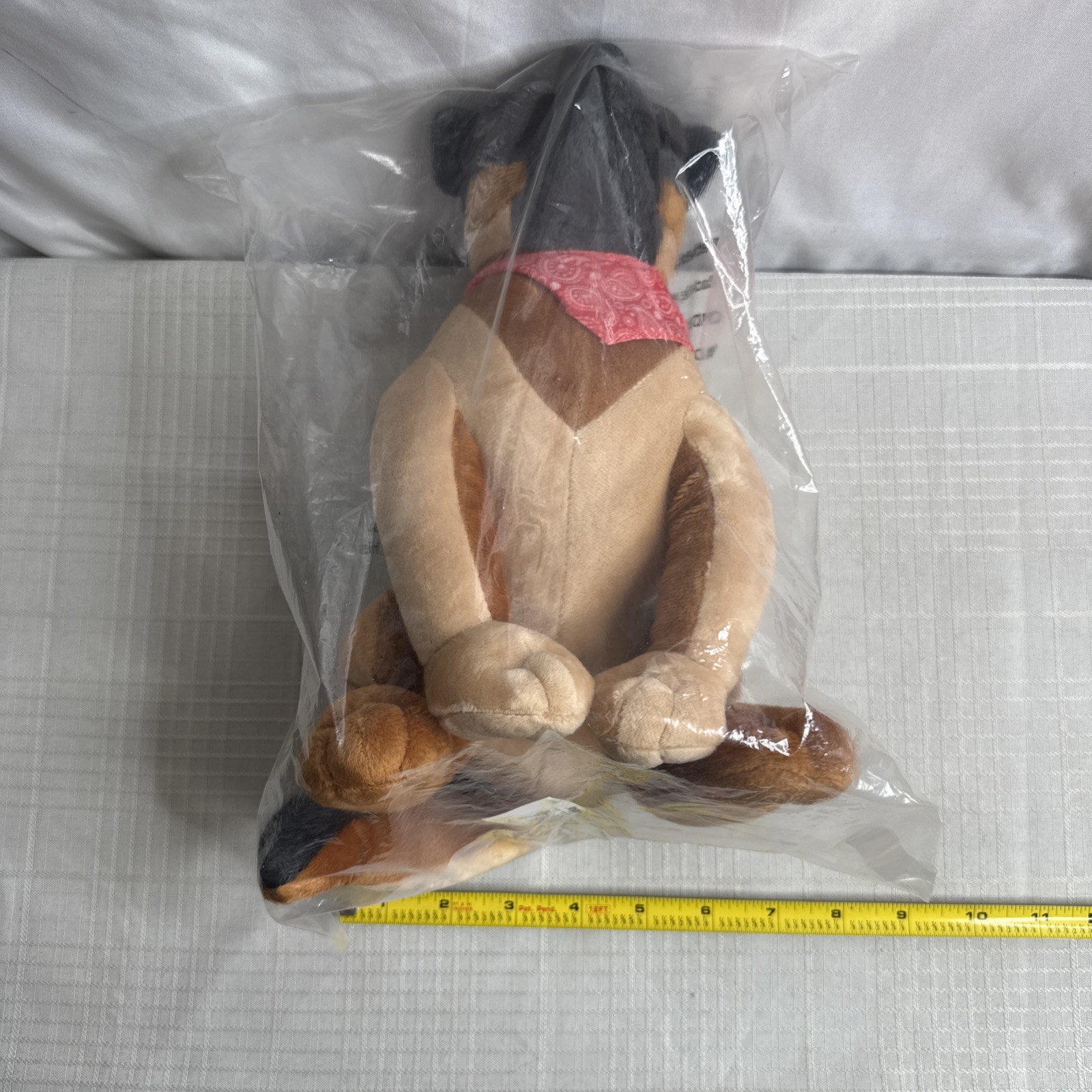 Fallout 4 Dogmeat Sitting Plush Toy Dog Bandana & Goggles 11″ Bethesda 2015 NEW