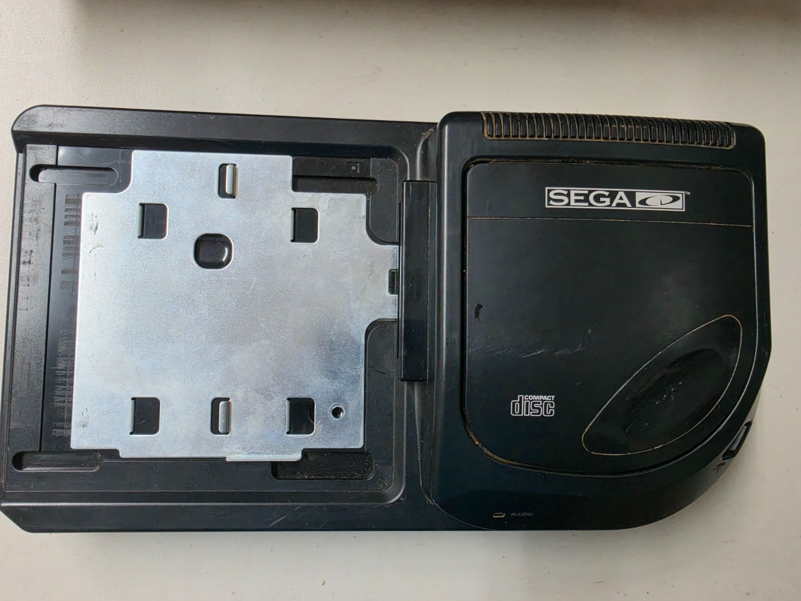 Sega CD MK-4101 Game System Console W/Genesis, No Sewer Shark Original Box
