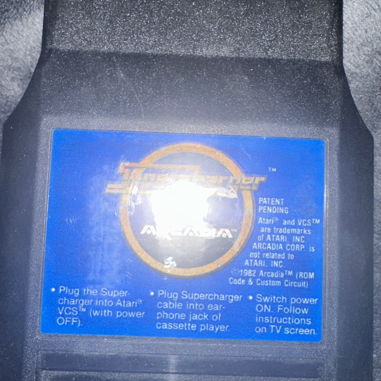 Phaser Patrol Cassette Game For Atari 2600 includes the supercharger read Discre