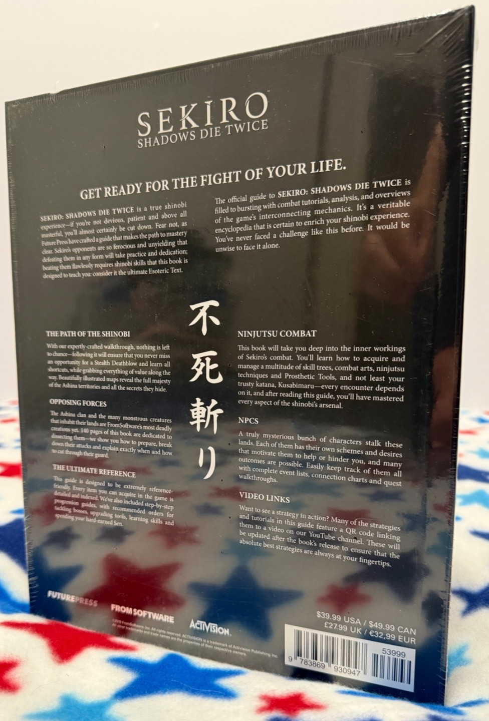 Sekiro: Shadows Die Twice Official Strategy Guide Future Press Hardcover SEALED