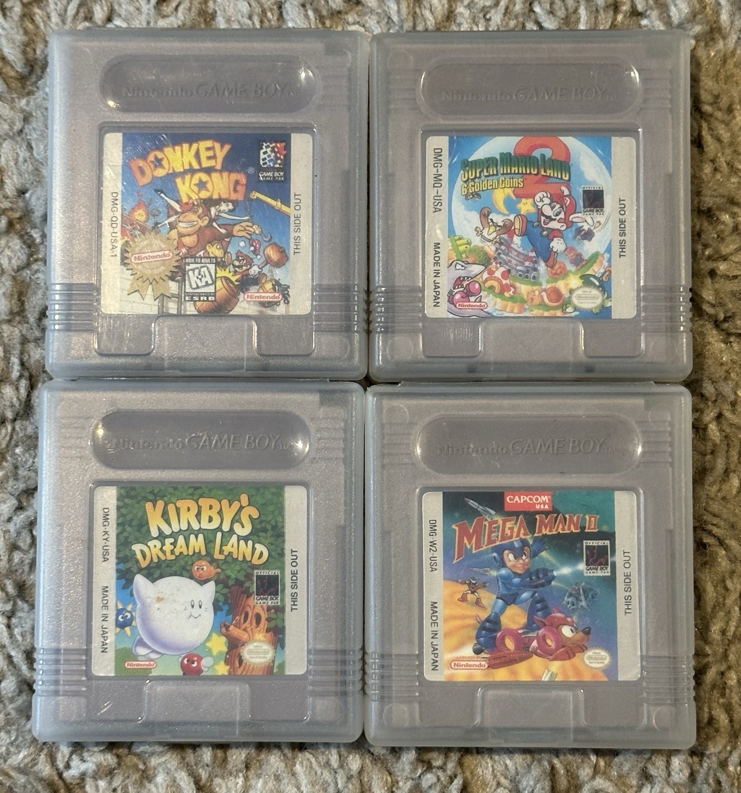 Kirby’s Dream Land + Donkey Kong + Mega Man II + Super Mario Land 2 (Game Boy)