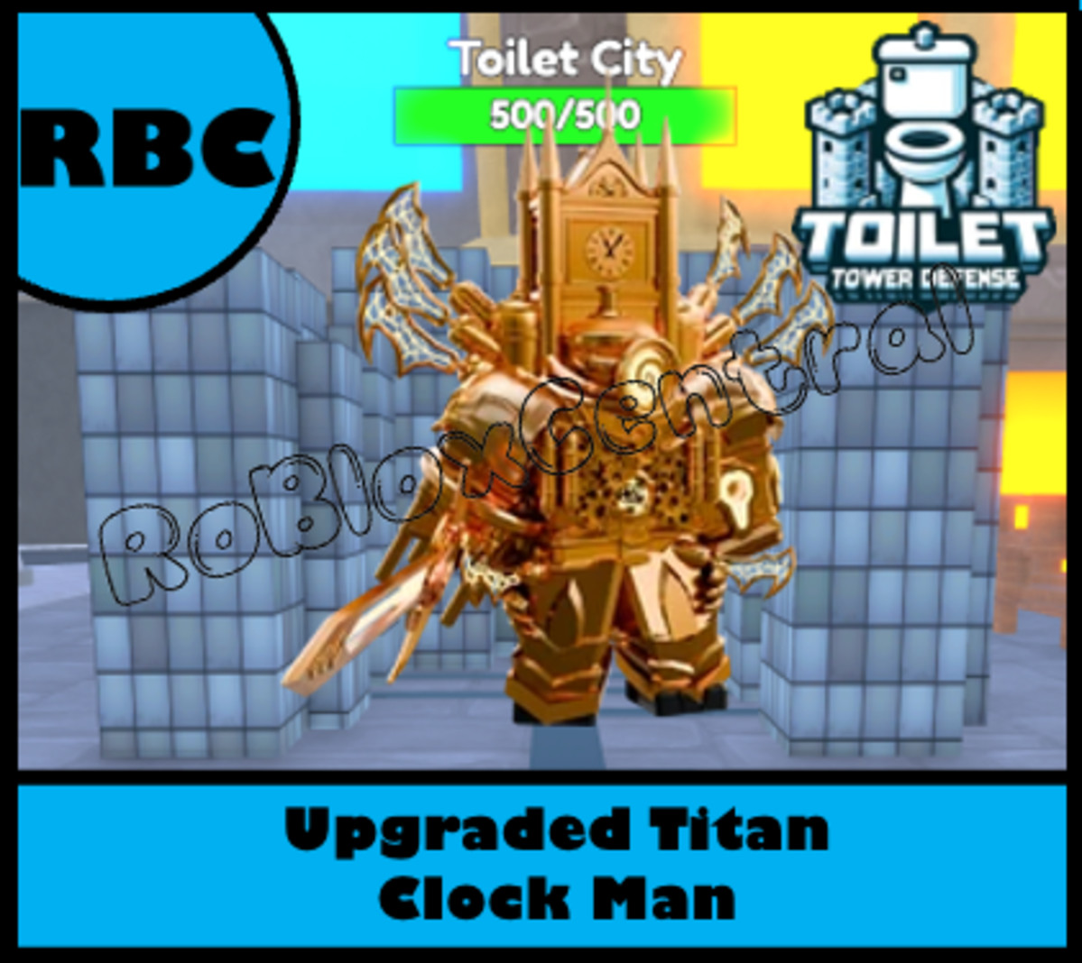 UPGRADED TITAN CLOCKMAN – CHEAP TOILET TOWER DEFENSE – TTD UNIT