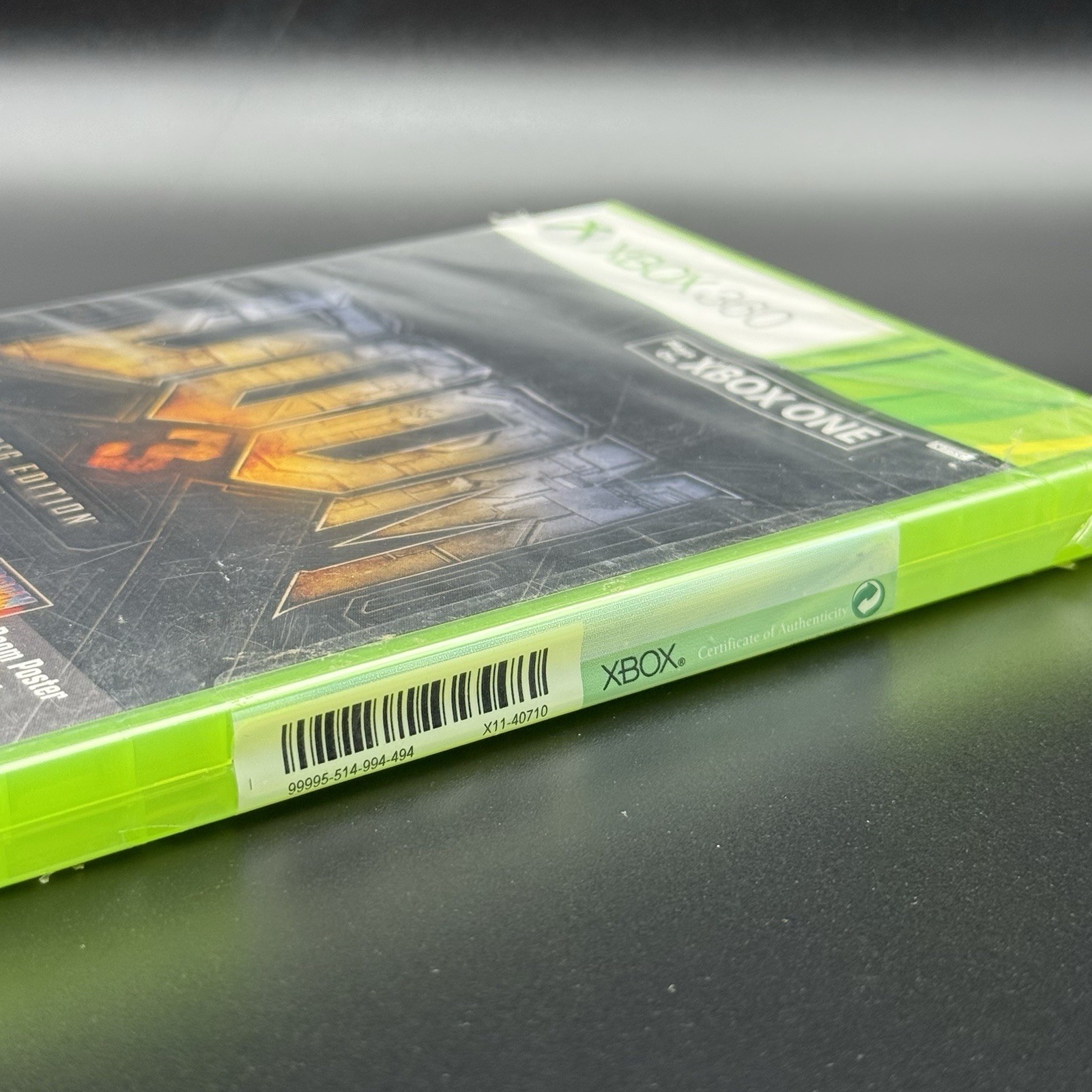 Rare Doom 3 BFG Edition (Microsoft Xbox 360 Xbox One Version, 2009) Brand New