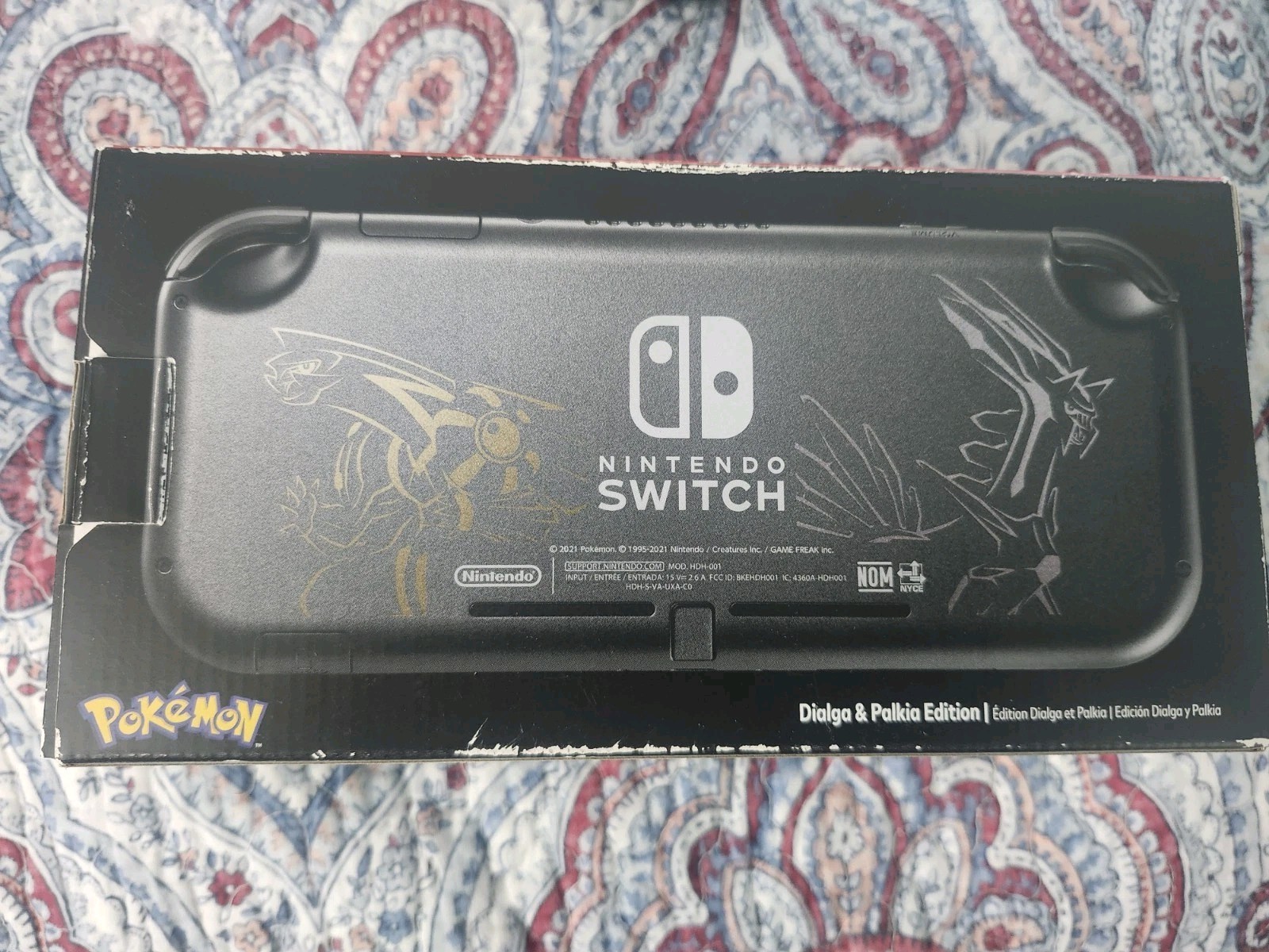 Nintendo Switch Lite: Dialga & Palkia Edition 32GB With Original Box