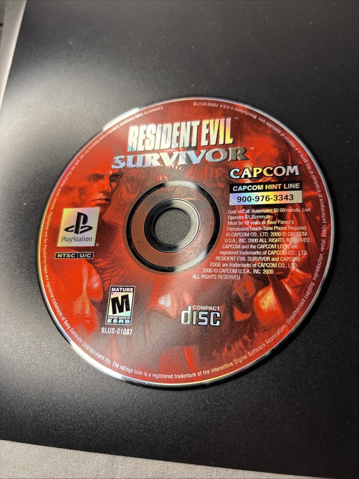 Resident Evil Survivor – PlayStation PS1 – Authentic, Working, CIB w/ Reg 🩸
