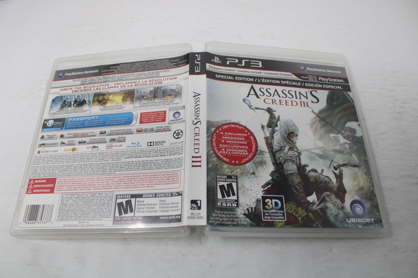Assassin’s Creed III – Sony PlayStation 3