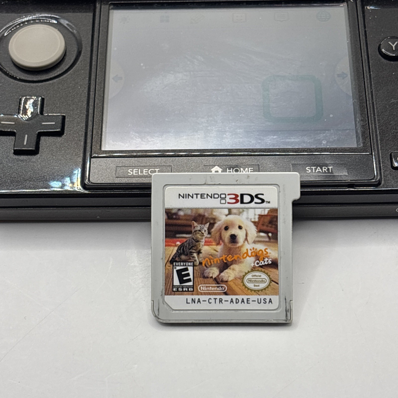 Nintendo 3DS Cosmo Black CTR-001 (USA) Console Only Tested & Working! bundle