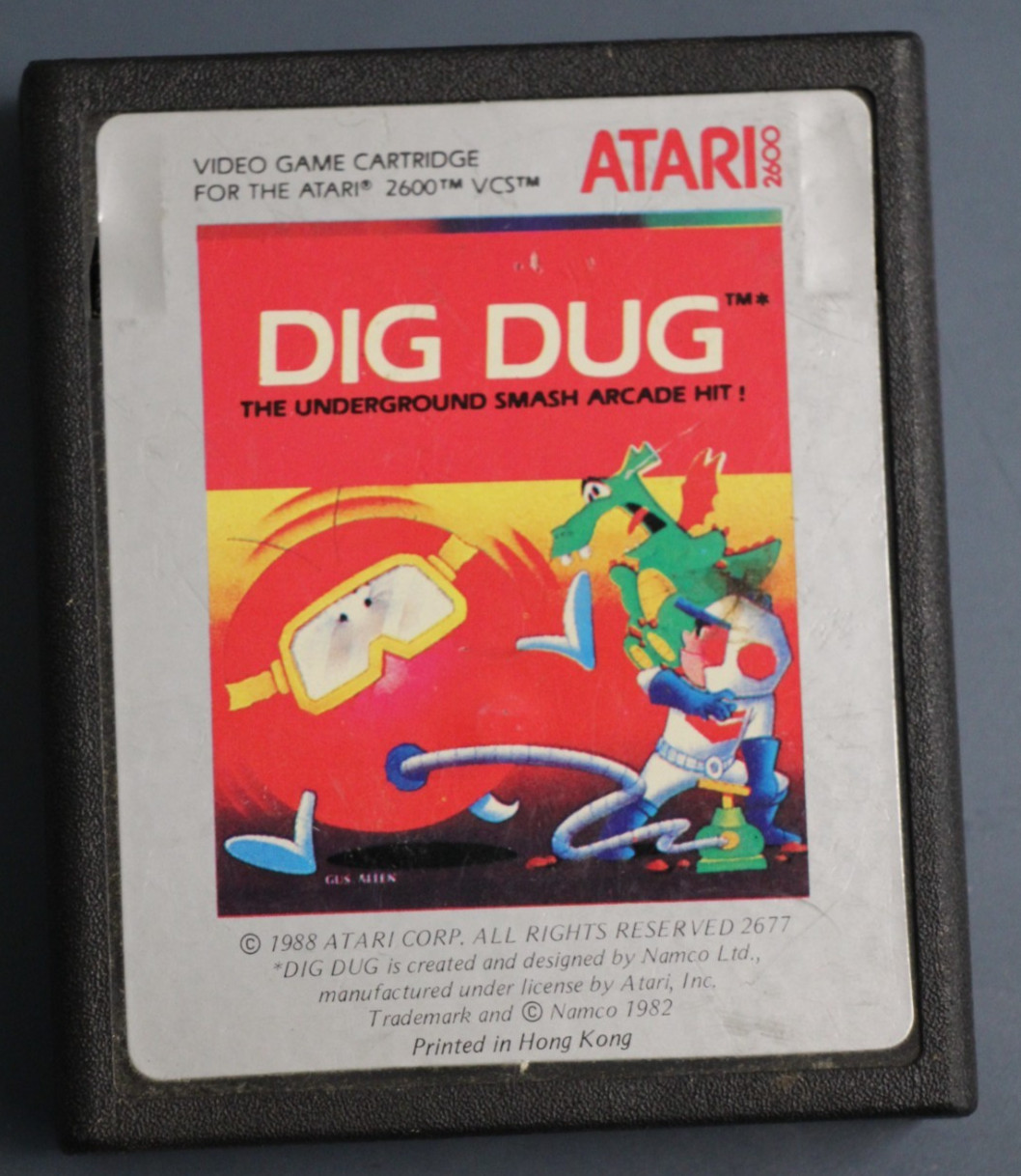 Dig Dug – Atari 2600 Cartridge Only
