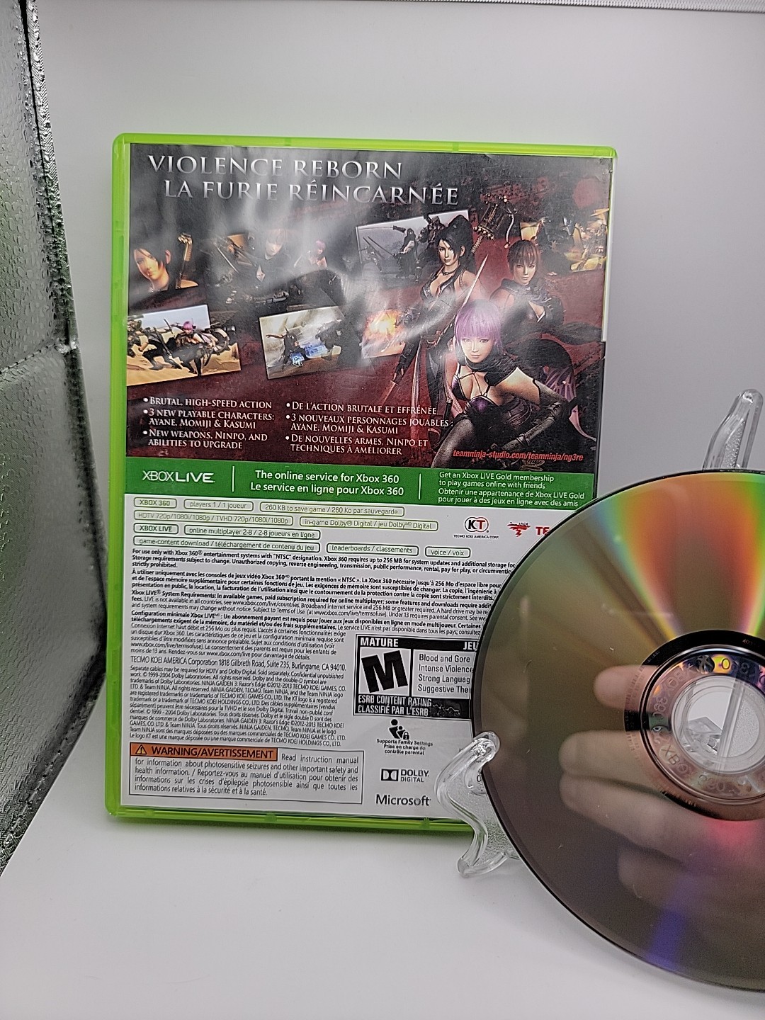 Ninja Gaiden 3: Razor’s Edge (Microsoft Xbox 360, 2013)
