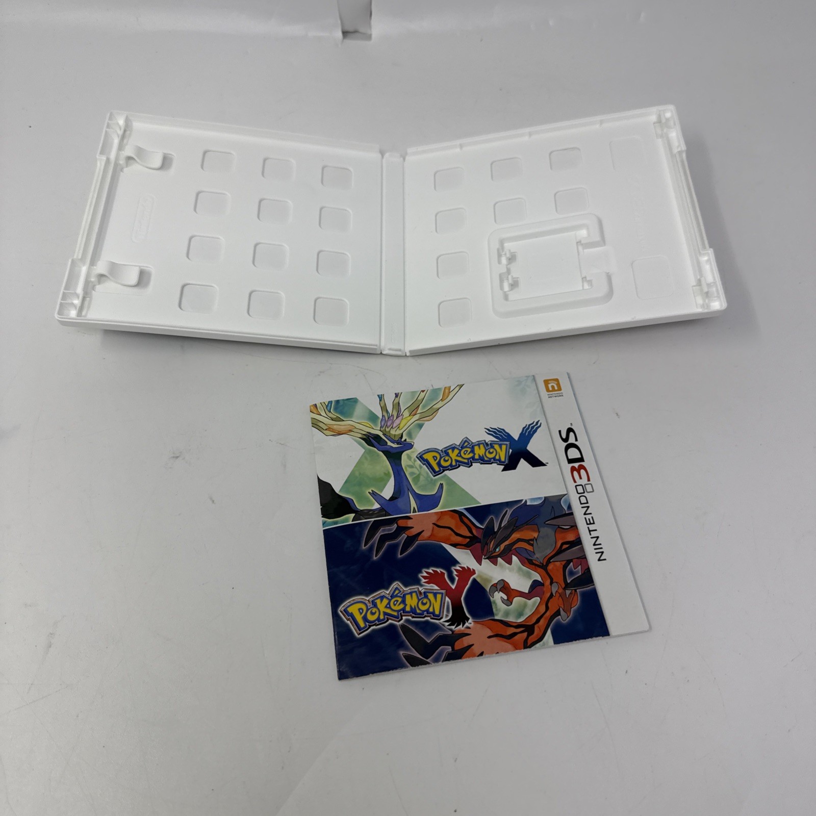 Pokemon X 3DS (Nintendo 3DS, 2013) Case & Manual Only – Game NOT Included!