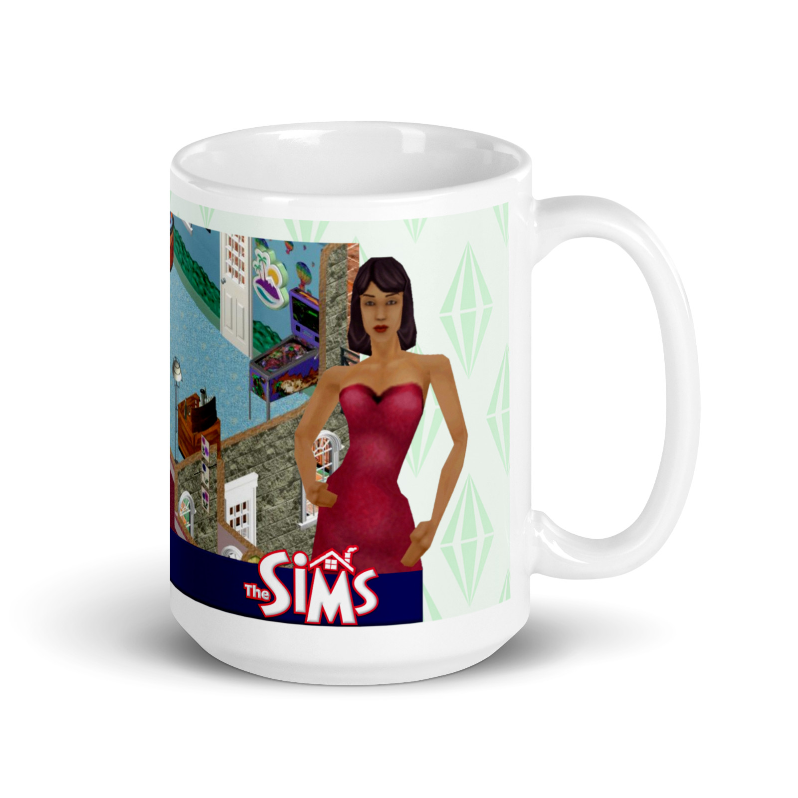 The Sims Mug Gift Gaming 15oz the Sims Bella Goth Gameplay Mug Gift Christmas
