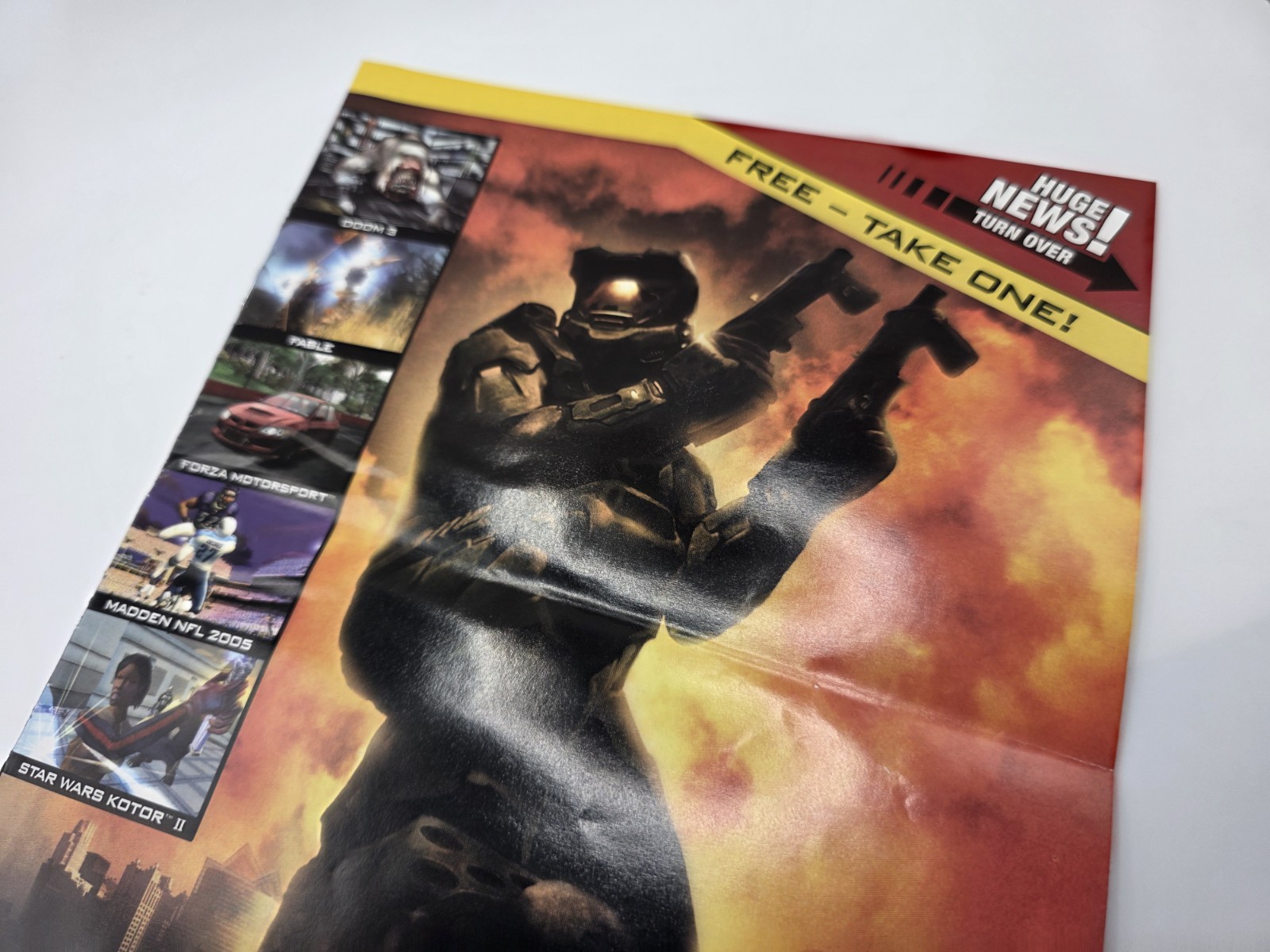 2004 Xbox Spring Guide Halo 2 Promo Brochure Booklet FREE Take One Rare 10.5×8
