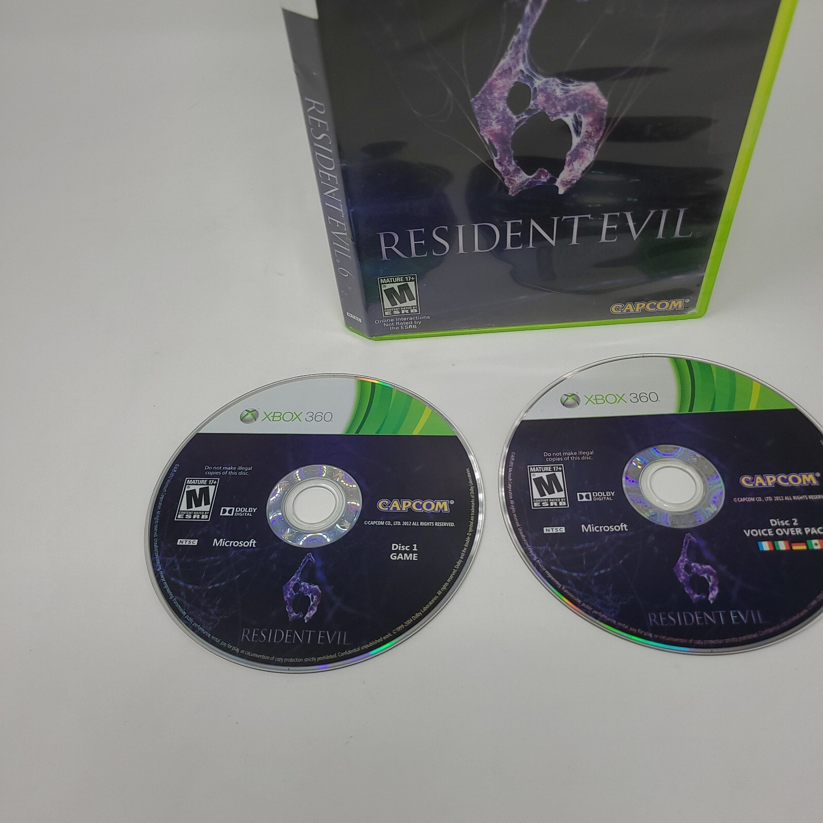 Resident Evil 6 (Microsoft Xbox 360, 2012) Complete CIB Tested Complete Working