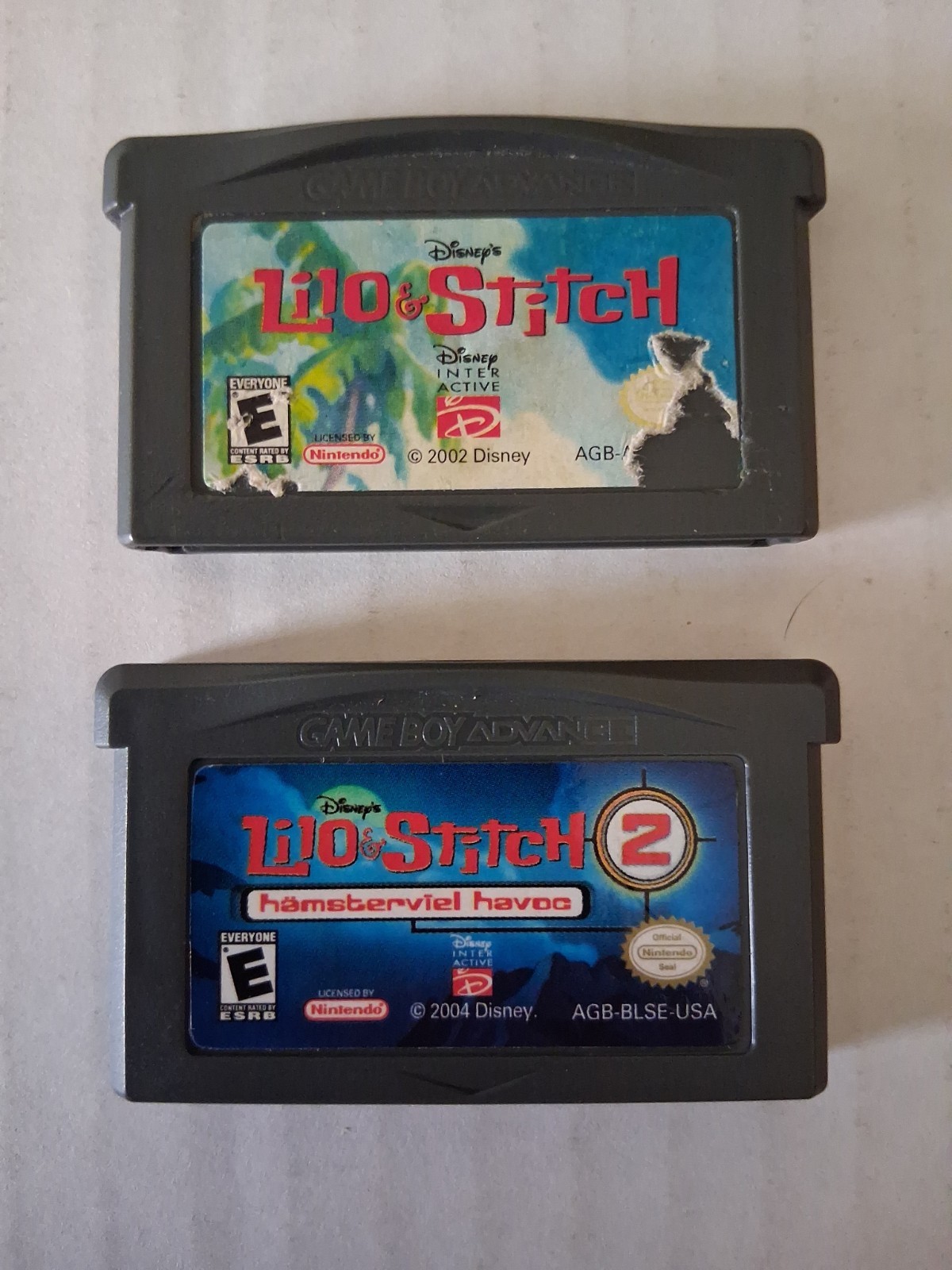 Disney’s Lilo & Stitch 1 and 2 for Nintendo Game Boy Advance GBA Tested!