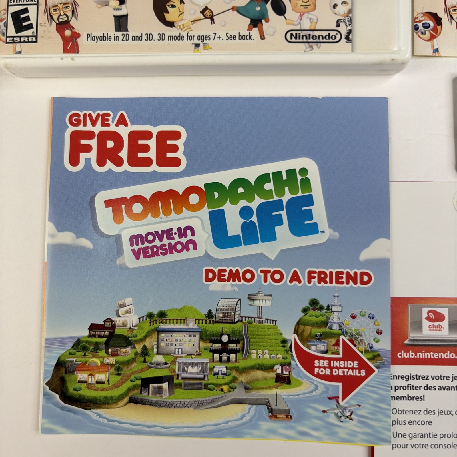 Tomodachi Life (Nintendo 3DS, 2014) Complete In Box W Manual
