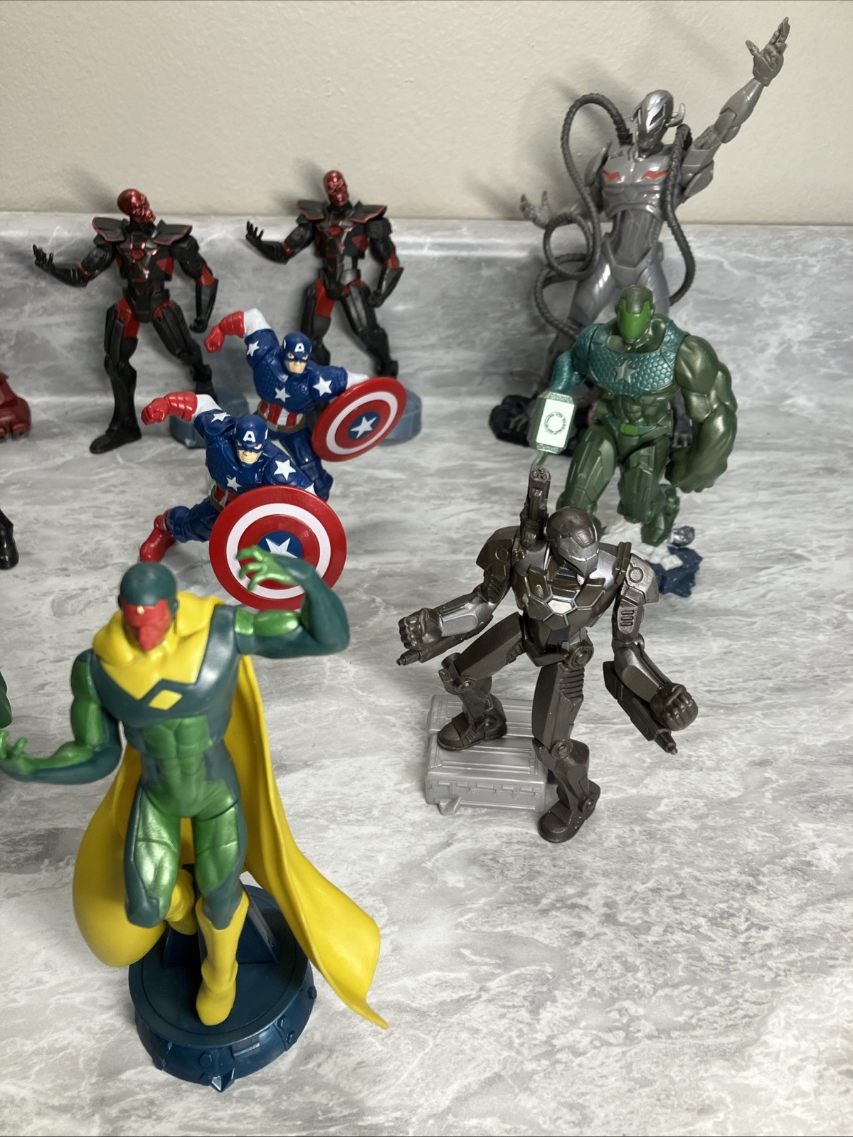 Lot of 15 Disney Hasbro Marvel Playmation Action Figures