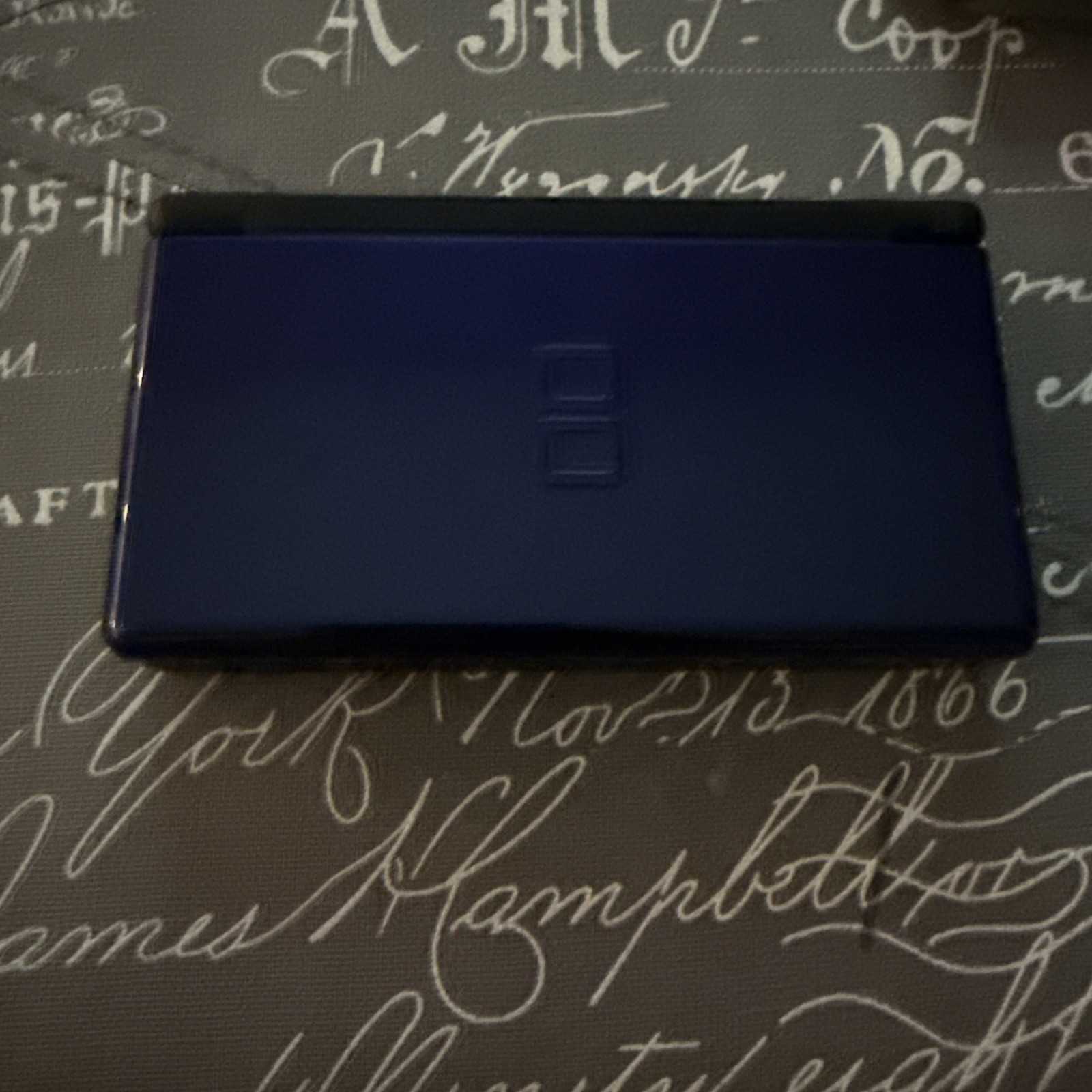 Nintendo DS Lite With Charger and Stylus Navy Blue. Three games included.
