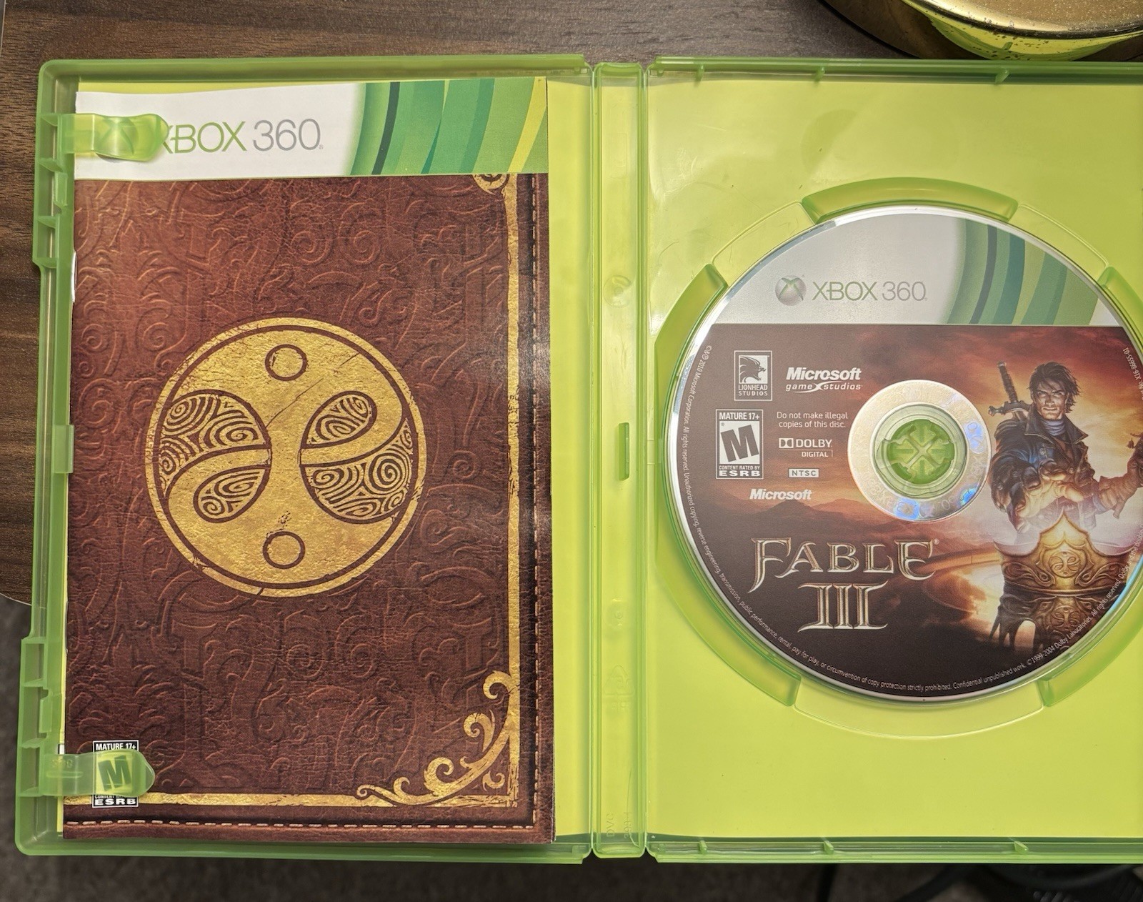 Microsoft Fable III Xbox 360 Multiplayer Action Role Playing M Rated CIB Tested