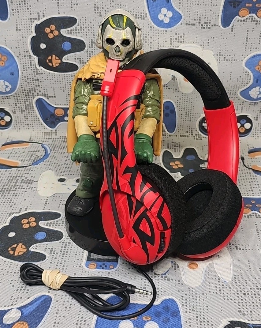 PDP Spirit Red WIRED HEADSET 3.5MM JACK ONLY