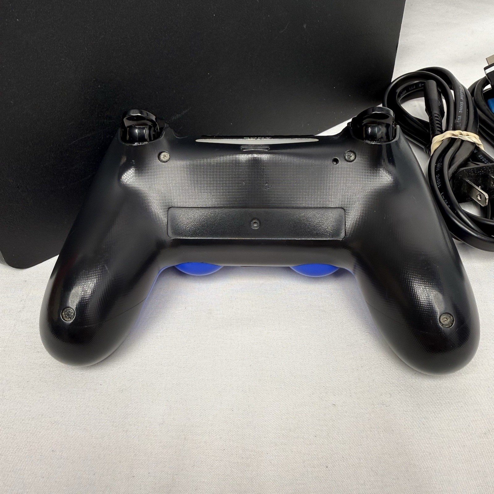 PS4 Slim Console w/ Controller & Cables – Tested – Works great! PlayStation 4