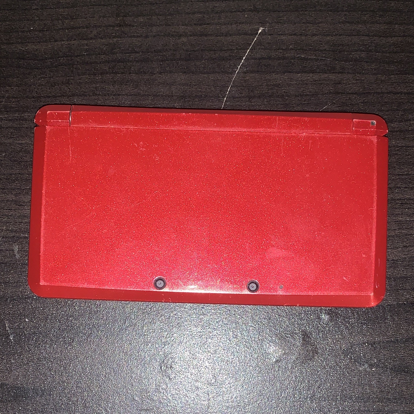 WITH BATTERY (Tested & Working) Nintendo 3DS Red Japanese Console w/ 8 JP Games