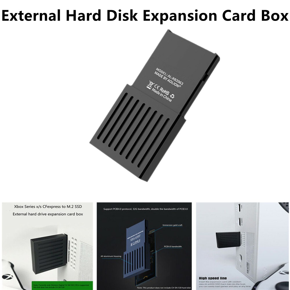 Game Console External SSD M.2 Hard Drive Expansion Card Box for Xbox Series X/S