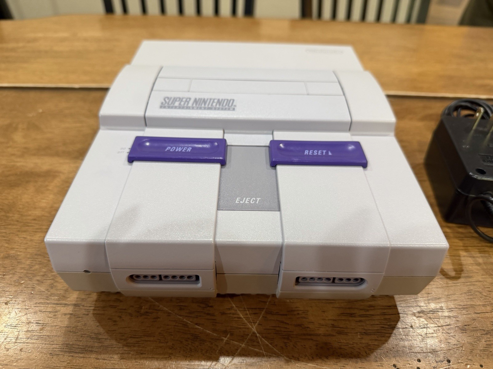 Super Nintendo SNES Console SNS-001 System Set w/ Controller, Power & Game