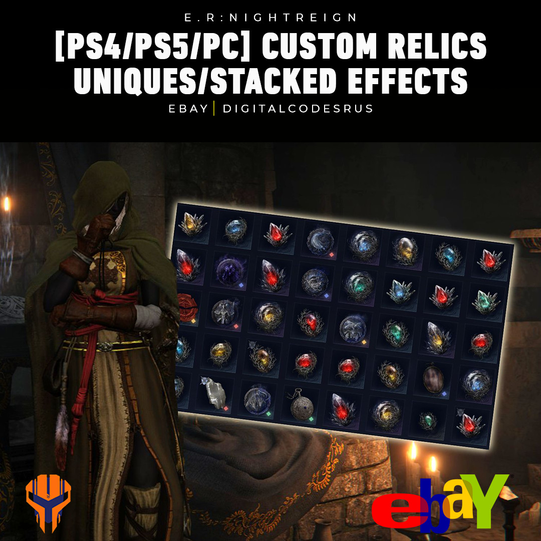 [PS4/PS5/PC] ER NIGHTREIGN Custom Relic Builder/FREE Max Murk