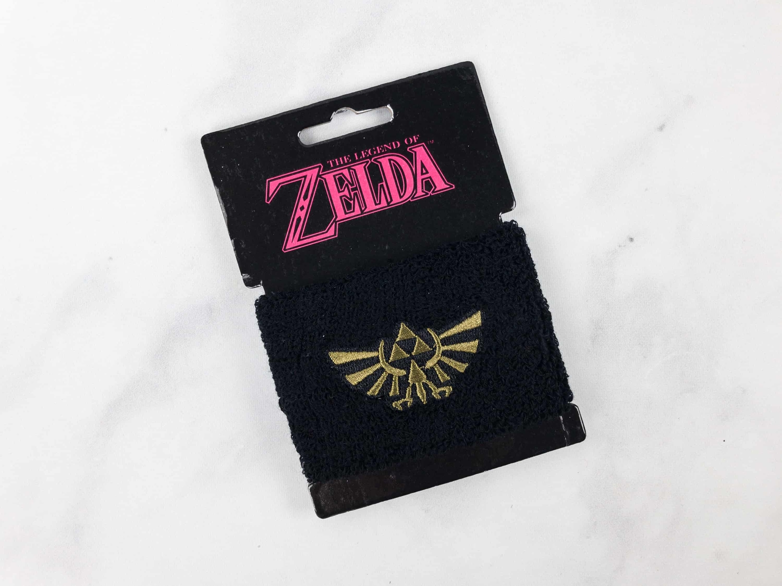 Nintendo The Legend of Zelda Triforce Wristband Sweatband Loot Crate EXCLUSIVE