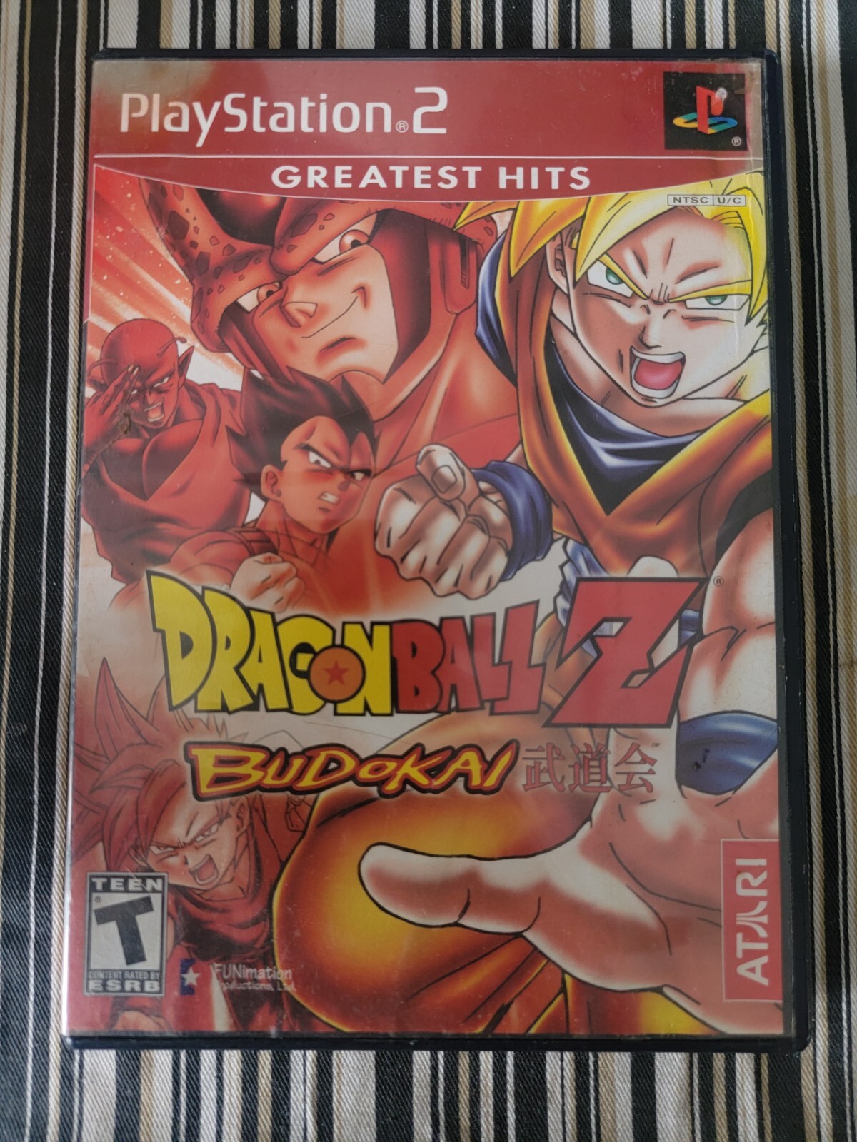 Dragon Ball Z: Budokai (Sony PlayStation 2, 2002) GREATEST HITS USED