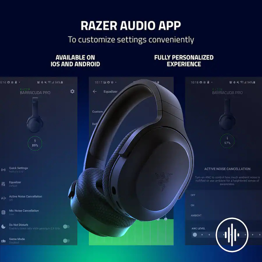 Razer Barracuda X Wireless Gaming Headphones – With Mic – Black – NEW SEALED